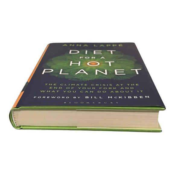 Diet for a Hot Planet Anna Lappé Hardcover Climate Change Food System McKibben - Picture 3 of 8